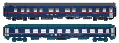 L.S. Models LS97037N - N - 2-tlg. Set Nachtzugwagen Nightjet, ÖBB, Ep. VI